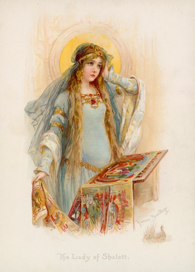 Tennysons Die Lady von Shalott von Frances Brundage