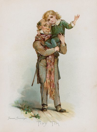 Winzig Tim (Chromolitho) von Frances Brundage