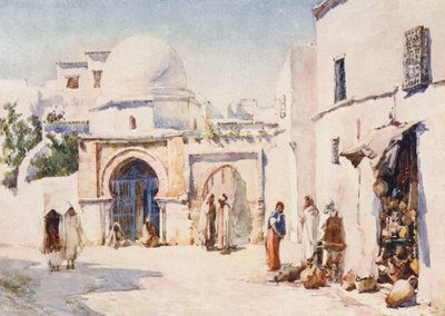 Die Zaouia der Rue Tourbet el Bey, Tunis von Frances Nesbitt