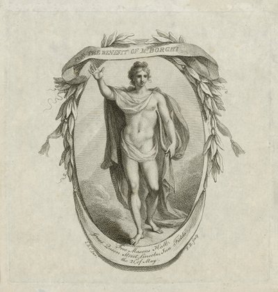 Konzertticket: zugunsten von Herrn Borghi von Francesco (after) Bartolozzi