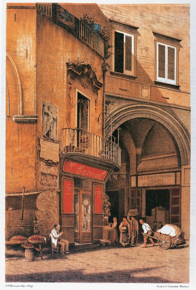 Italien, Neapel, Sedile di Porto Straße von Francesco Aversano
