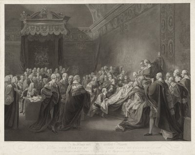 Tod des Grafen von Chatham von Francesco Bartolozzi