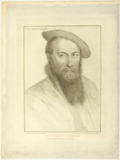 Sir Thomas Wyatt von Francesco Bartolozzi