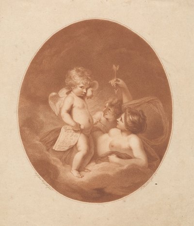 Venus schilt Amor von Francesco Bartolozzi