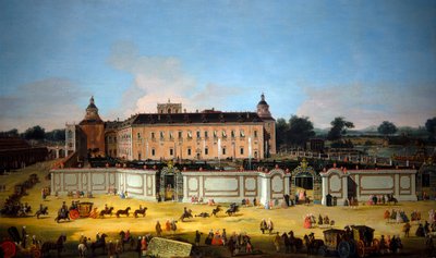 König Ferdinand von Spanien, Königin Maria Barbara (ein Paar) von Francesco Battaglioli