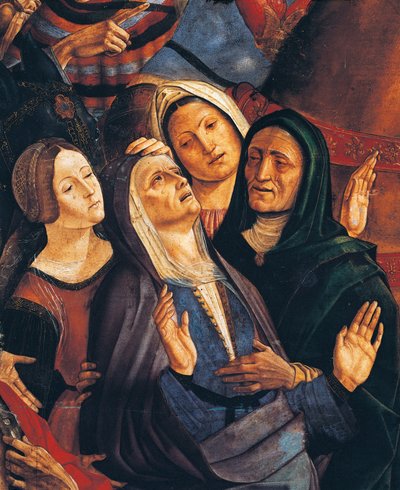 Jungfrau (Detail) von Francesco Bianchi Ferrari