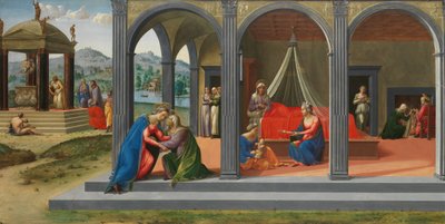 Szenen aus dem Leben des heiligen Johannes des Täufers, ca. 1506-7 von Francesco Granacci