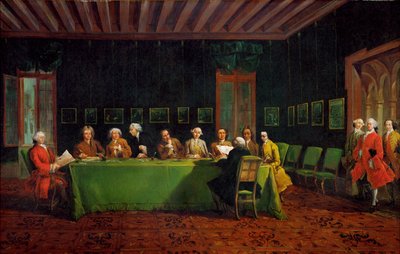 Diplomatisches Treffen von Francesco Guardi