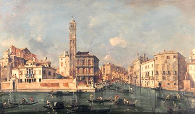 Canal Grande: San Geremia und der Eingang zum Cannaregio von Francesco Guardi