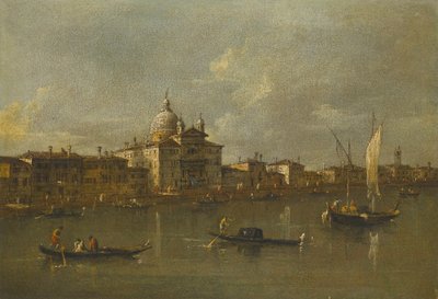 Venedig, Blick auf die Giudecca und die Kirche Le Zitelle von Francesco Guardi
