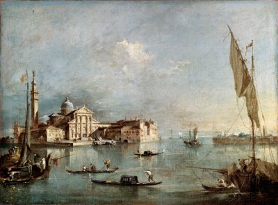 Blick auf die Insel San Giorgio Maggiore von Francesco Guardi