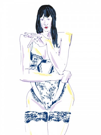 Sinnliche Dessous-Figur von Francesco Gulina