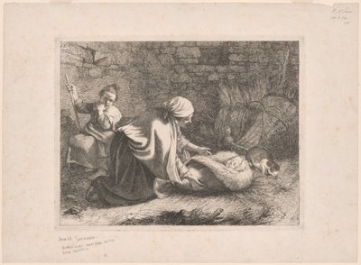 Platte 12, aus dem Satz von 12 Pastoralszenen von Francesco Londonio