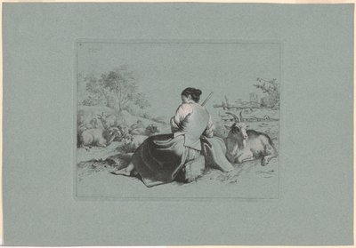 Tafel 3, aus dem Satz von 12 Pastoralszenen von Francesco Londonio