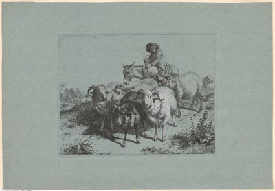 Tafel 9, aus der Serie der 12 Pastoralszenen von Francesco Londonio
