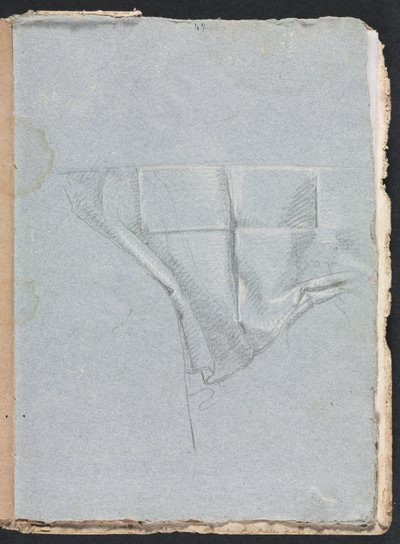 Verona-Skizzenbuch: Draperiestudie Seite 93 von Francesco Lorenzi
