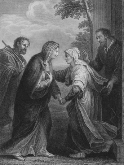 Das Treffen von Maria und Elisabeth von Francesco Morandini