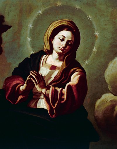 Unbefleckte Empfängnis, zugeschrieben Francesco Solimena, Kathedrale von San Pardo, Larino, Molise, Italien von Francesco Solimena