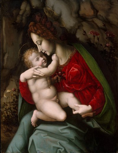 Madonna mit Kind, ca. 1520 von Francesco Ubertini Verdi Bachiacca