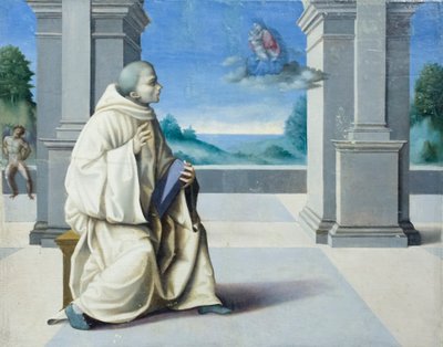 Vision des heiligen Bernhard von Clairvaux von Francesco Ubertini Verdi Bachiacca