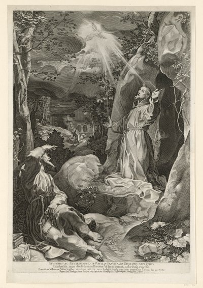 Die Stigmatisation des hl. Franziskus von Francesco Villamena