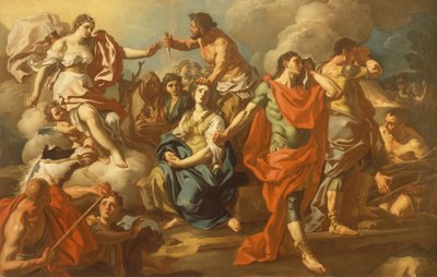 Das Opfer der Iphigenie von Francesco de Mura