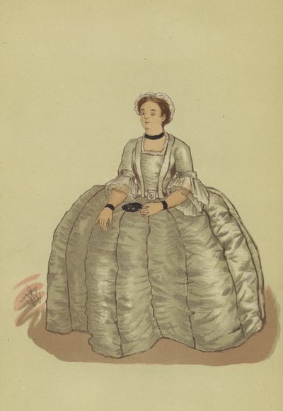 Frauenkostüm der Herrschaft von Georg II. von Francis (after) Hayman