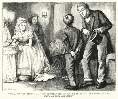 Illustration für Große Erwartungen von Charles Dickens von Francis Arthur Fraser