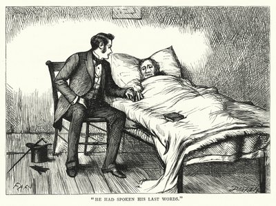 Illustration für Große Erwartungen von Charles Dickens (Gravur) von Francis Arthur Fraser