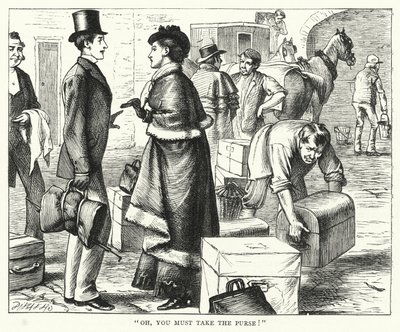 Illustration für Große Erwartungen von Charles Dickens (Gravur) von Francis Arthur Fraser