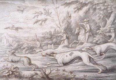 Hasenjagd von Francis Barlow