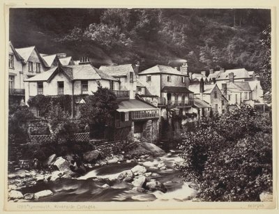 Lynmouth, Flussuferhäuser von Francis Bedford