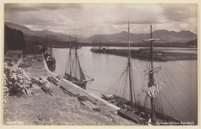 Hafen von Portmadoc von Borth, 1860-94 von Francis Bedford