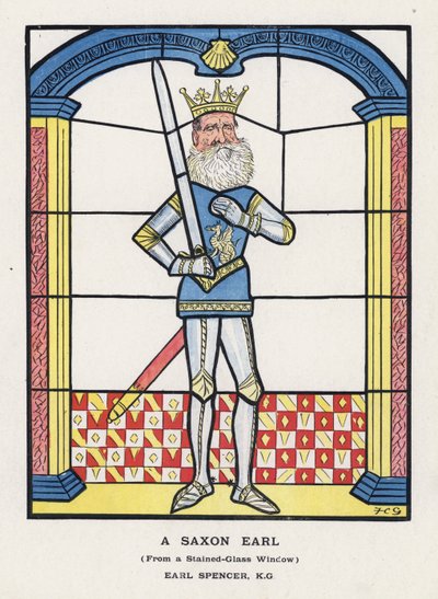 Ein sächsischer Graf, Aus einem Buntglasfenster, Earl Spencer von Francis Carruthers Gould