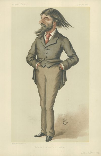 Herr Herbert Herkomer von Francis Carruthers Gould