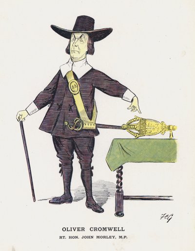 Oliver Cromwell, Rt Hon John Morley von Francis Carruthers Gould