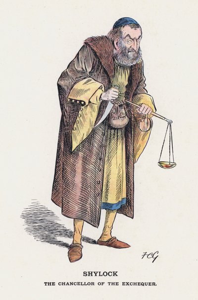 Shylock, Der Schatzkanzler von Francis Carruthers Gould