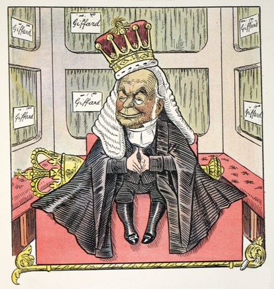 Das frühe E, Illustration aus dem Struwwelpeter-Alphabet, Vers von Harold Begbie von Francis Carruthers Gould