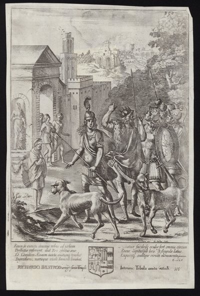 Evander und Aeneas in Palentium von Francis Cleyn