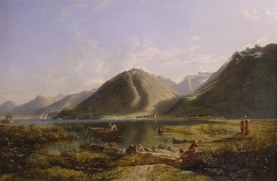 Ende des Genfersees von Francis Danby