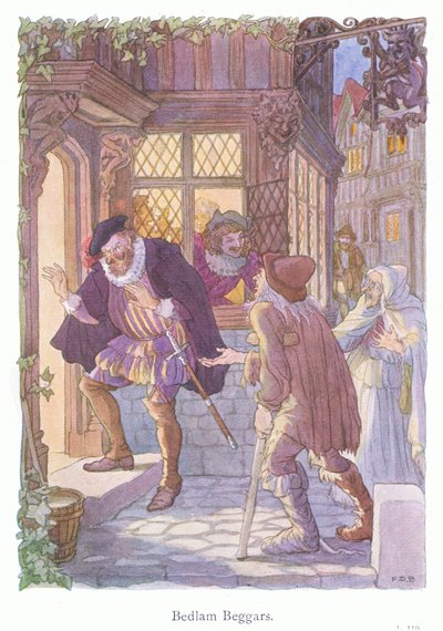Bedlam Bettler von Francis Donkin Bedford