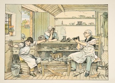 Der Schuster, aus Vierundzwanzig Arbeiter, veröffentlicht 1900 von Francis Donkin Bedford