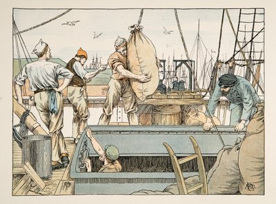 Der Stauer, aus Vierundzwanzig Arbeiter, veröffentlicht 1900 von Francis Donkin Bedford