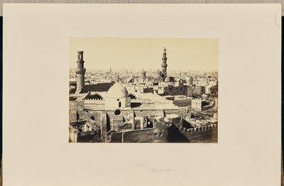 Kairo, vom Osten von Francis Frith