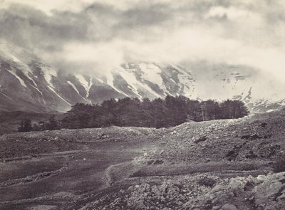 Fernsicht auf die Zedern des Libanon, ca. 1857 von Francis Frith