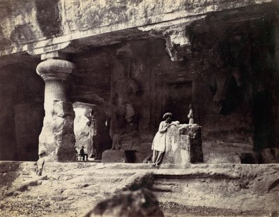Elephanta aus der Wassergrotte, Coombe Martin Bay, Watermouth, 1870er Jahre von Francis Frith