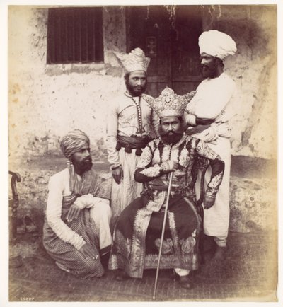 [Vier Ostindische Männer] von Francis Frith