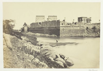 Südende der Insel Philä, 1857 von Francis Frith