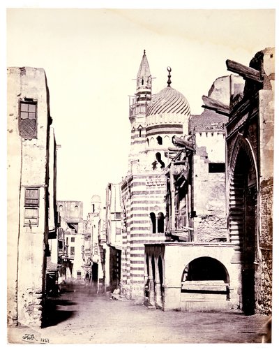 Straßenansicht in Kairo von Francis Frith