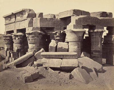 Der Tempel von Horus und Sobek, Kom Ombo von Francis Frith